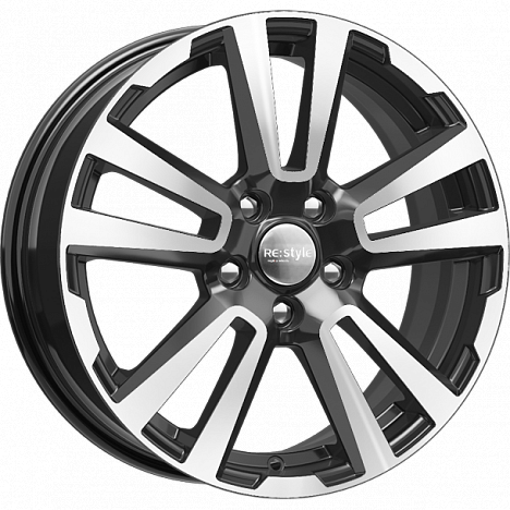 17x6,5 4x100 ET41 d.60,1 K&K КС874 АЛМАЗЧЕРНЫЙ