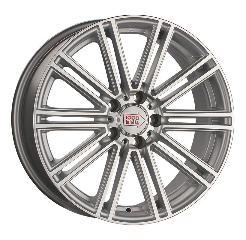 20x8,5 5x114,3 ET42 d.72,6 1000 MIGLIA MM1005 Matt Silve